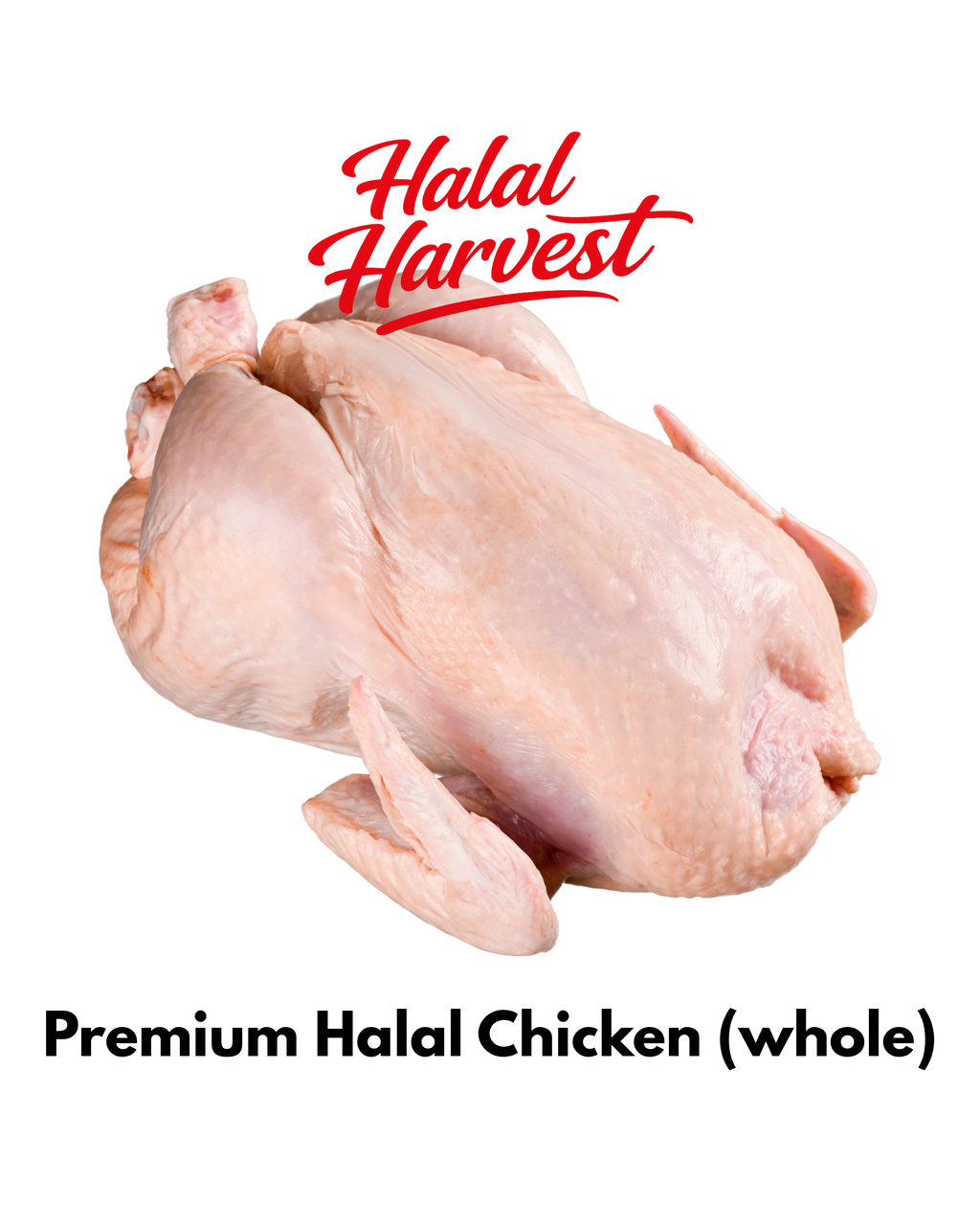 Whole Chicken (Fresh Halal – Skin On)